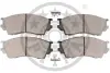 Гальмівні колодки дискові OPTIMAL BP-09949 (фото 2)