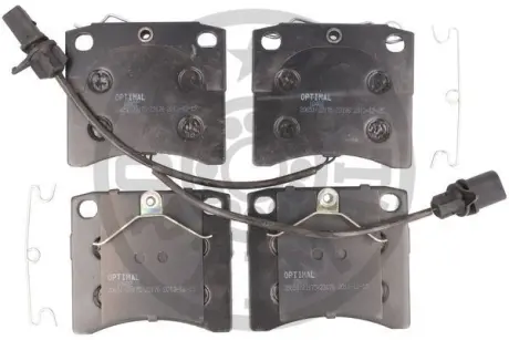 Колодки гальмівні (передні) VW T4 90-03 (+датчик) OPTIMAL BP10482