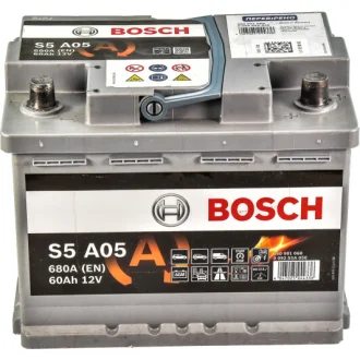 Аккумулятор 6 CT-60-R S5 AGM 0092S5A050 BOSCH DSC0092S5A050