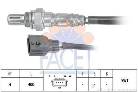 Датчик кислорода (лямбда-зонд) Renault Logan II (16-) 1.0 Sce 75 (10.8225) FACET 108225