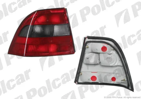 Ліхтар задній | OPEL VECTRA B, 95- POLCAR 5516871E