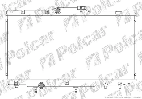Радіатори охолодження | COROLLA 92-97 POLCAR 8111081