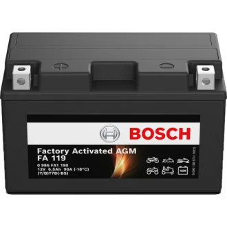 Аккумулятор 6 CT-6,5-L Factory Activated AGM 0986FA1190 BOSCH DSC0986FA1190