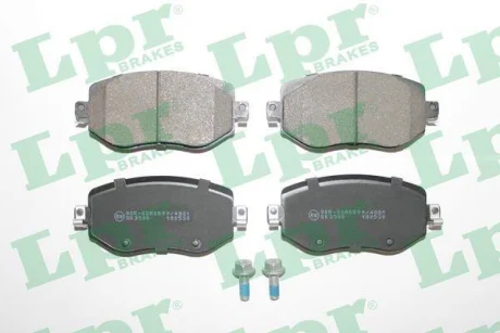 Комплект гальмівних колодок передн, RENAULT MEGANE IV 1.2/1.5D/1.6D 11.15- LPR 05P2005