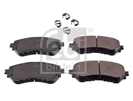Комплект гальмівних колодок передн, TOYOTA RACTIS, VERSO S, YARIS, YARIS/HATCHBACK 1.0-1.8 08.05- FEBI 170814