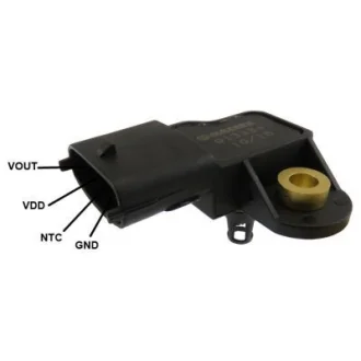 FORD датчик тиску впуск.колектора Mitsubishi ASX, Colt VI, Lancer VIII 08-, Honda Jazz, Fiat, Citroen, Fiesta, Kuga II, Mondeo V GAUSS GI3334