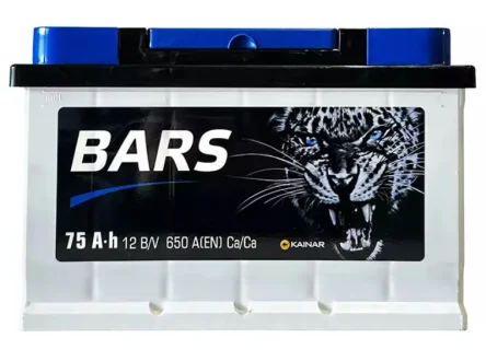 Автомобильный аккумулятор 6СТ-75Ah Н АзЕ 650А (EN) BARS 075 170