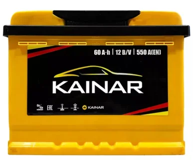 Автомобильный аккумулятор STANDART 6СТ-60Ah АзЕ 550А (EN) KAINAR 060 260