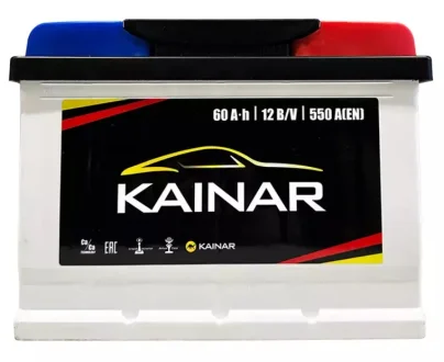 Автомобильный аккумулятор STANDART 6СТ-60Ah Н АзЕ 550А (EN) KAINAR 060 160