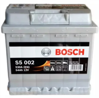 Автомобильный аккумулятор S5002 6СТ-54Ah АзЕ 530A (EN) 0092S50020 BOSCH DSC0092S50020