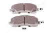 Колодки гальмівні MITSUBISHI T. CANTER 04.06- JAPANPARTS PP509AF (фото 1)