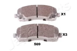 Колодки гальмівні MITSUBISHI T. CANTER 04.06- JAPANPARTS PP509AF