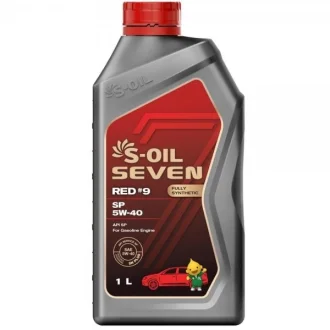 Моторное масло SEVEN RED #9 SP 5W-40 синтетическое 1 л S-OIL SRSP5401