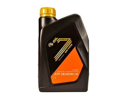 Трансмиссионное масло SEVEN ATF DEXRON VI синтетическое 1 л S-OIL SDEXVI1