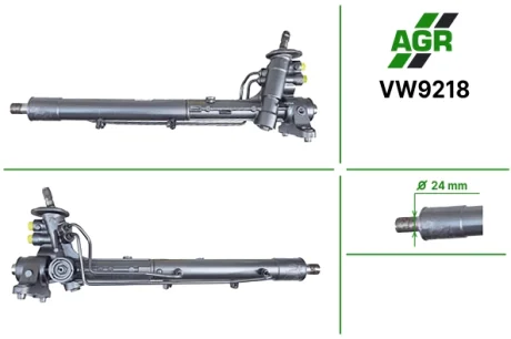Рульова рейка з ГПК, нова, VW CADDY III (2KB, 2KJ, 2CB, 2CJ) 04-10 AGR AUTOAGREGAT VW9218
