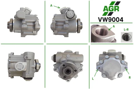 Насос ГПК з механічним приводом, новий, VW TRANSPORTER IV 90-95 AGR AUTOAGREGAT VW9004