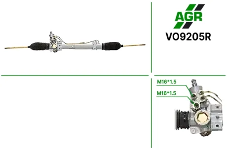 Рульова рейка з ГПК, відновлена, VOLVO 440 1986-1997,VOLVO 480 1986-1996 AGR AUTOAGREGAT VO9205R