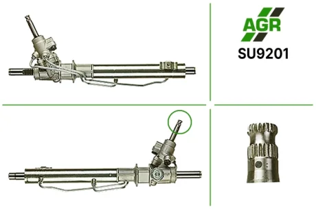 Рульова рейка з ГПК, нова, SUBARU IMPREZA 95-00,SUBAR LEGACY 98-03 AGR AUTOAGREGAT SU9201