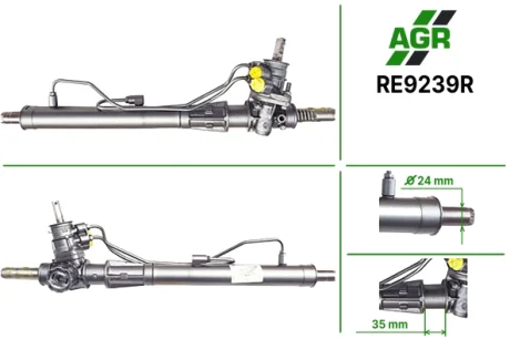 Рульова рейка з ГПК, відновлена, RENAULT Megane 1996-2003 SMI-KOYO AGR AUTOAGREGAT RE9239R