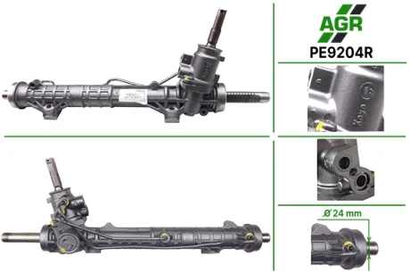 Рульова рейка з ГПК, відновлена, CITROEN C4 2004-, PEUGEOT 307 2001-2008 KOYO AGR AUTOAGREGAT PE9204R