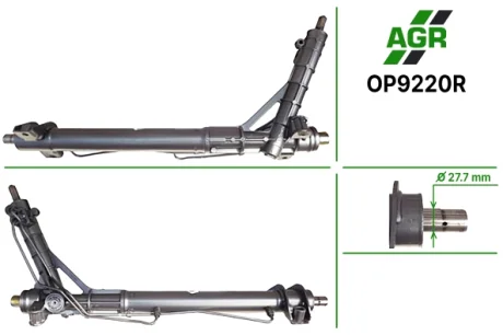 Рульова рейка з ГПК, відновлена, OPEL MOVANO 10-,RENAULT MASTER 10- AGR AUTOAGREGAT OP9220R