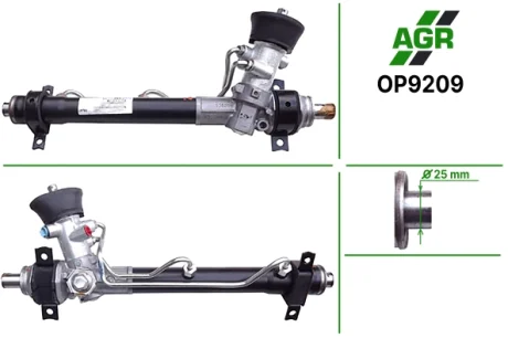 Рульова рейка з ГПК, нова, OPEL VECTRA B (36_) 95-02,VECTRA B (38_) 95-03 AGR AUTOAGREGAT OP9209