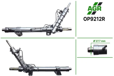Рульова рейка з ГПК, відновлена, NISSAN Primastar 2002-,OPEL Vivaro 2001-,RENAULT Trafic 2001- AGR AUTOAGREGAT OP9212R