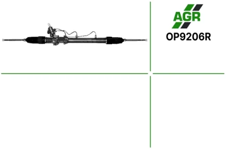 Рульова рейка з ГПК, відновлена, OPEL Frontera B 1999-2004 AGR AUTOAGREGAT OP9206R