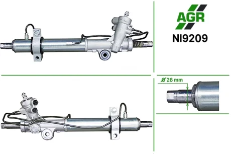 Рульова рейка з ГПК, нова, NISSAN MURANO (Z50) 2003-2008 AGR AUTOAGREGAT NI9209