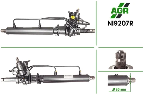 Рульова рейка з ГПК, відновлена, NISSAN MAXIMA QX (A32) 94-00 AGR AUTOAGREGAT NI9207R
