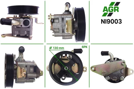 Насос ГПК з механічним приводом, новий, NISSAN PRIMERA (P12) 2002-,NISSA X-TRAIL (T30) 2001- AGR AUTOAGREGAT NI9003
