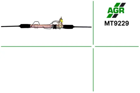 Рульова рейка з ГПК, нова, MITSUBISHI PAJERO PININ (H6_W, H7_W) 00-07 AGR AUTOAGREGAT MT9229