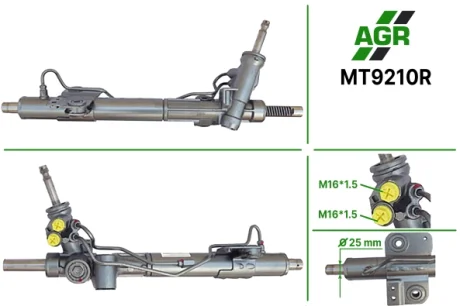Рульова рейка з ГПК, відновлена, CITROEN C-CROSSER (EP_) 07-;MITSUBISHI OUTLANDER II (CW_W) 07- AGR AUTOAGREGAT MT9210R