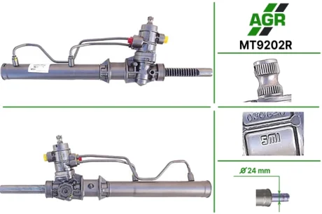 Рульова рейка з ГПК, відновлена, MITSUBISHI CARISMA (DA_) 95-06,CARISMA седан (DA_) 96-06 AGR AUTOAGREGAT MT9202R