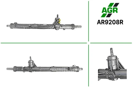 Рульова рейка з ГПК, відновлена, ALFA ROMEO Spider 2006-,ALFA ROMEO 156 2002-2005 AGR AUTOAGREGAT AR9208R