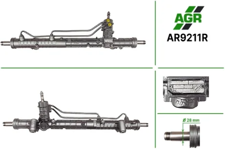 Рульова рейка з ГПК, відновлена, ALFA ROMEO 166 (936) 98-07 AGR AUTOAGREGAT AR9211R