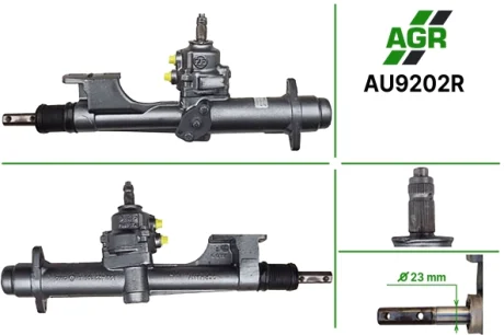 Рульова рейка з ГПК, відновлена, AUDI 80 06.86-10.91;AUDI 80 09.91-12.94 AGR AUTOAGREGAT AU9202R