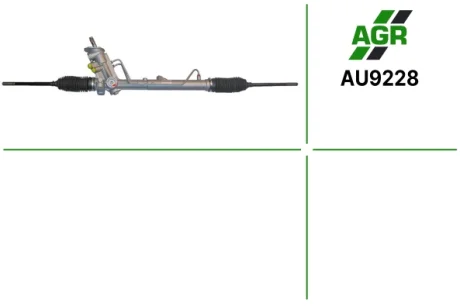 Рульова рейка з ГПК, нова, AUDI A2 02.00-08.05;SEAT CORDOBA 09.02-11.09;SEAT IBIZA IV 02.02-11.09 AGR AUTOAGREGAT AU9228