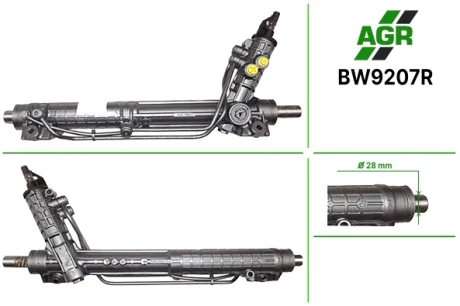 Рульова рейка з ГПК, відновлена, BMW E39 1995-2004 AGR AUTOAGREGAT BW9207R