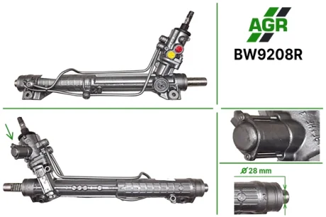 Рульова рейка з ГПК, відновлена, BMW 5 E-39 1995-2003 Serv AGR AUTOAGREGAT BW9208R