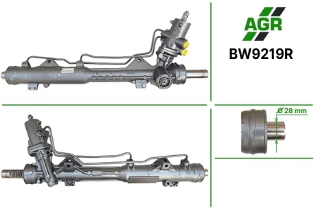 Рульова рейка з ГПК, відновлена, BMW 3 E-90 05- AGR AUTOAGREGAT BW9219R