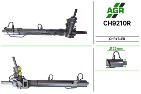 Рульова рейка з ГПК, відновлена, CHRYSLER Voyager 2001-2004, DODGE Caravan 2001-2004 AGR AUTOAGREGAT CH9210R