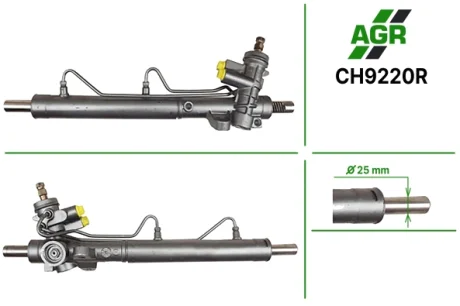 Рульова рейка з ГПК, відновлена, CHRYSLER Neon 1999-2006, CHRYSLER PT Cruzer 2001-2010 AGR AUTOAGREGAT CH9220R