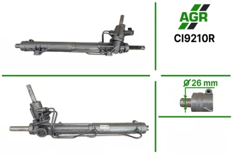 Рульова рейка з ГПК, відновлена, CITROEN C5 2001-2004 AGR AUTOAGREGAT CI9210R