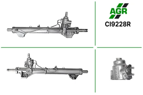 Рульова рейка з ГПК, відновлена, CITROEN JUMPY 07-;PEUGEOT EXPERT 07-, FIAT SCUDO 07- AGR AUTOAGREGAT CI9228R