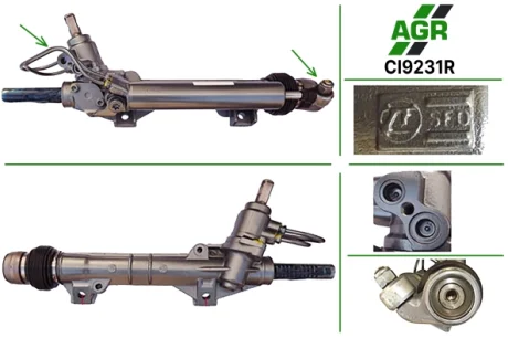 Рульова рейка з ГПК, відновлена, CITROEN Berlingo 2006-2008, Peugeot Partner 2006-2008 AGR AUTOAGREGAT CI9231R