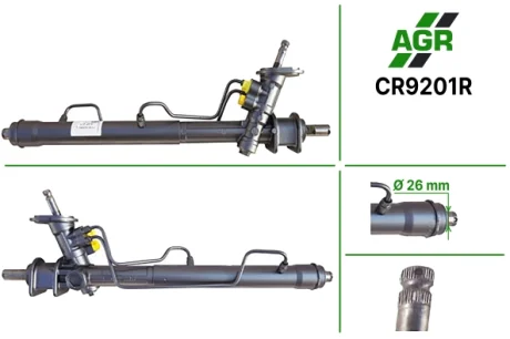 Рульова рейка з ГПК, відновлена, CHEVROLET AVEO (T250, T255) 05-,KALOS 05- AGR AUTOAGREGAT CR9201R