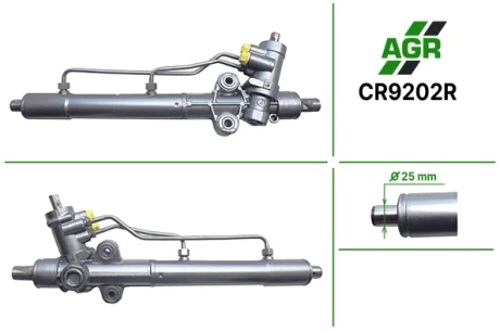 Рульова рейка з ГПК, відновлена, CHEVROLET LACETTI (J200) 05- AGR AUTOAGREGAT CR9202R