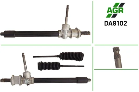 Рульова рейка без ПК, нова, CHEVROLET MATIZ (M200, M250) 05-;DAEWOO MATIZ (KLYA) 98- AGR AUTOAGREGAT DA9102