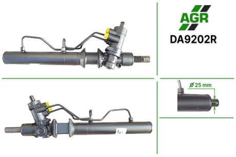 Рульова рейка з ГПК, відновлена, DAEWOO Leganza 1997-2003 AGR AUTOAGREGAT DA9202R